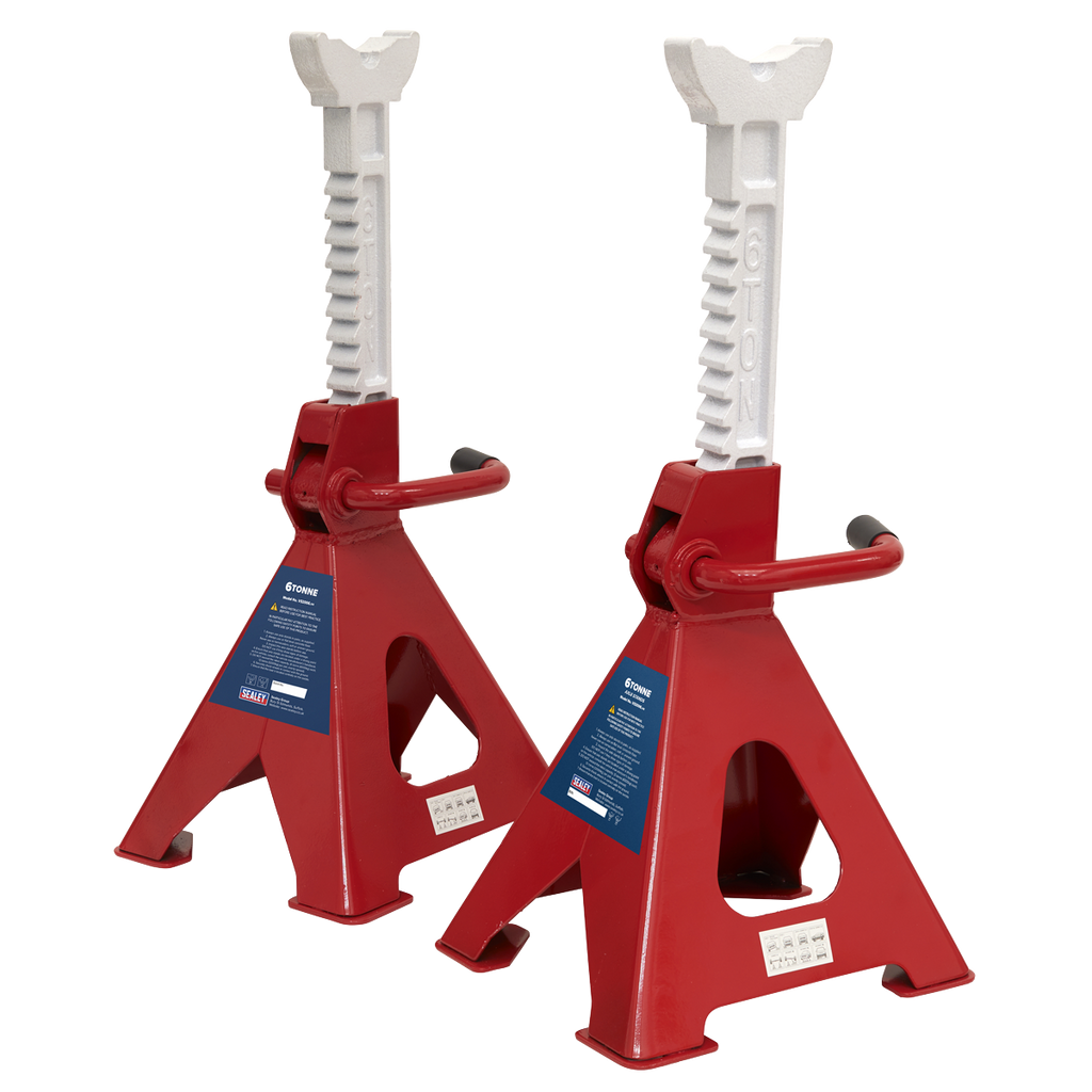 Ratchet Type Axle Stands (Pair) 6 Tonne Capacity per Stand VS2006
