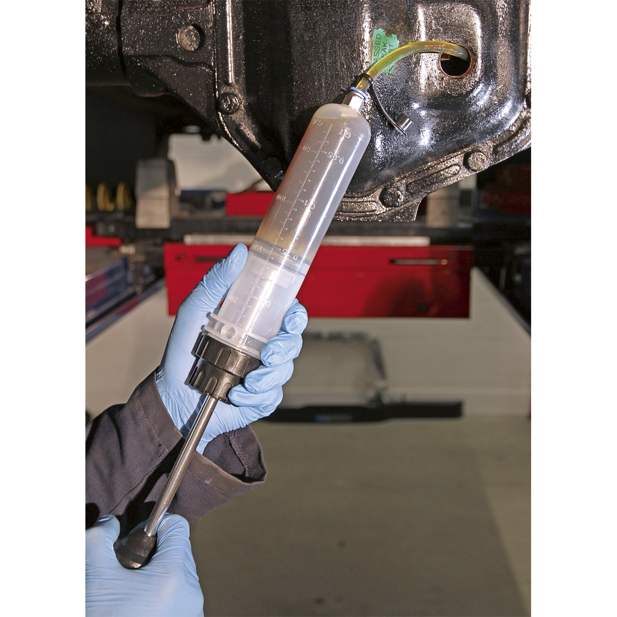 Oil & Brake Fluid Inspection Syringe 200ml VS404