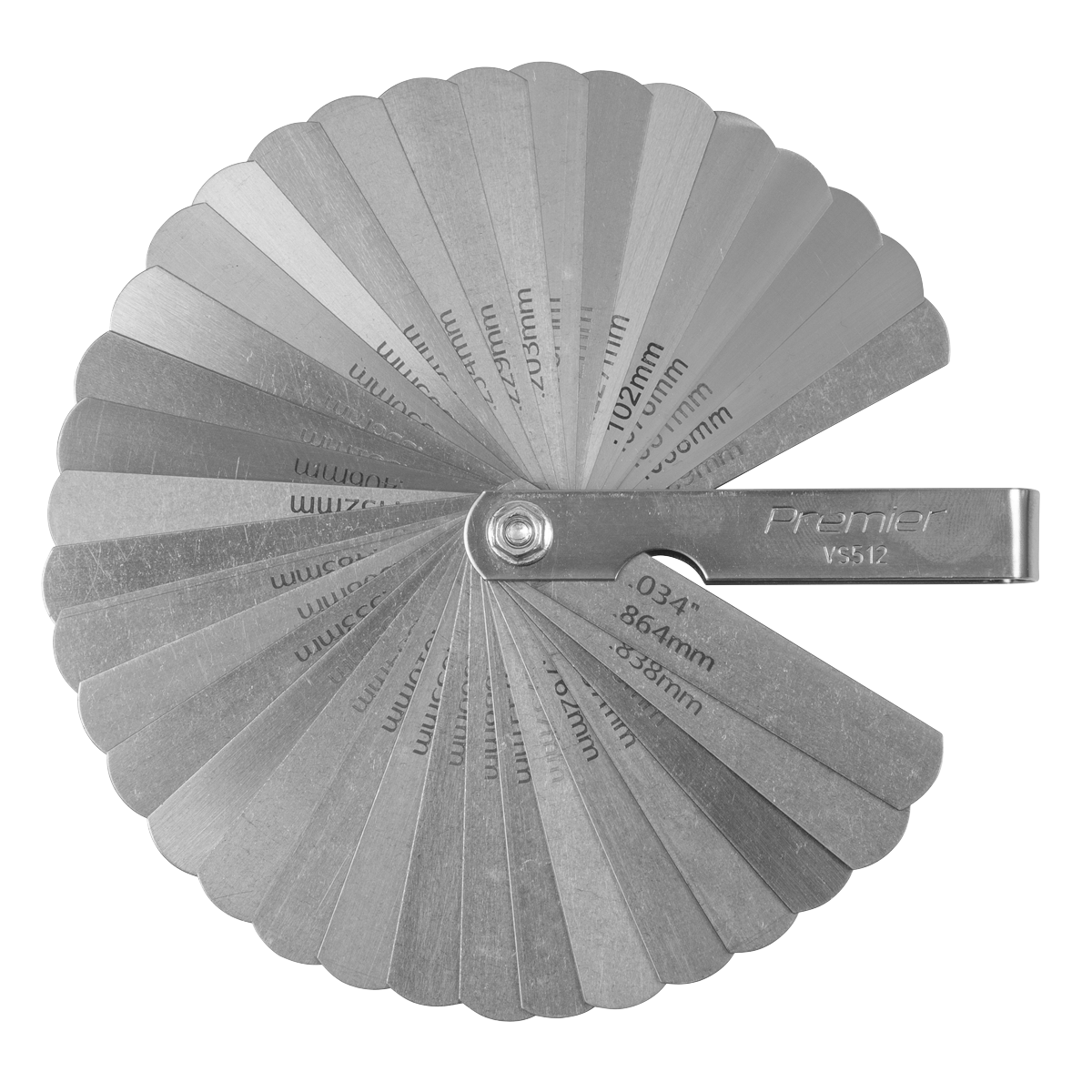 Dual Marked Feeler Gauge 35 Blade VS512