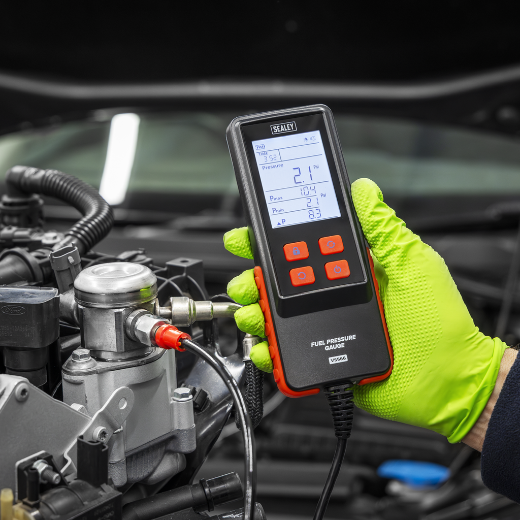 Digital Fuel Injection Pressure Test Kit for GDI Fuel Circuits 6pc VS566