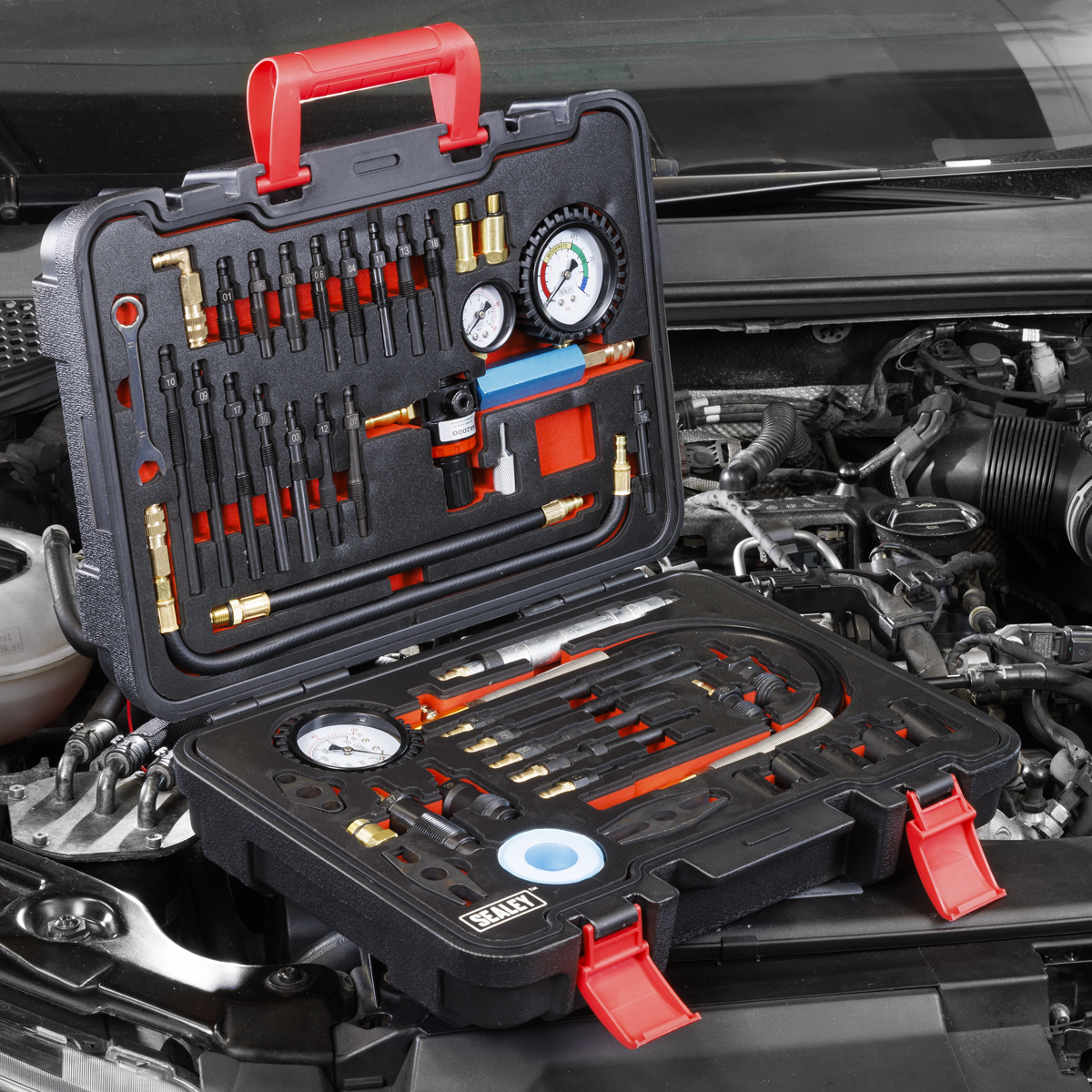 Diesel/Petrol Master Compression & Leakage Test Kit 46pc VS567
