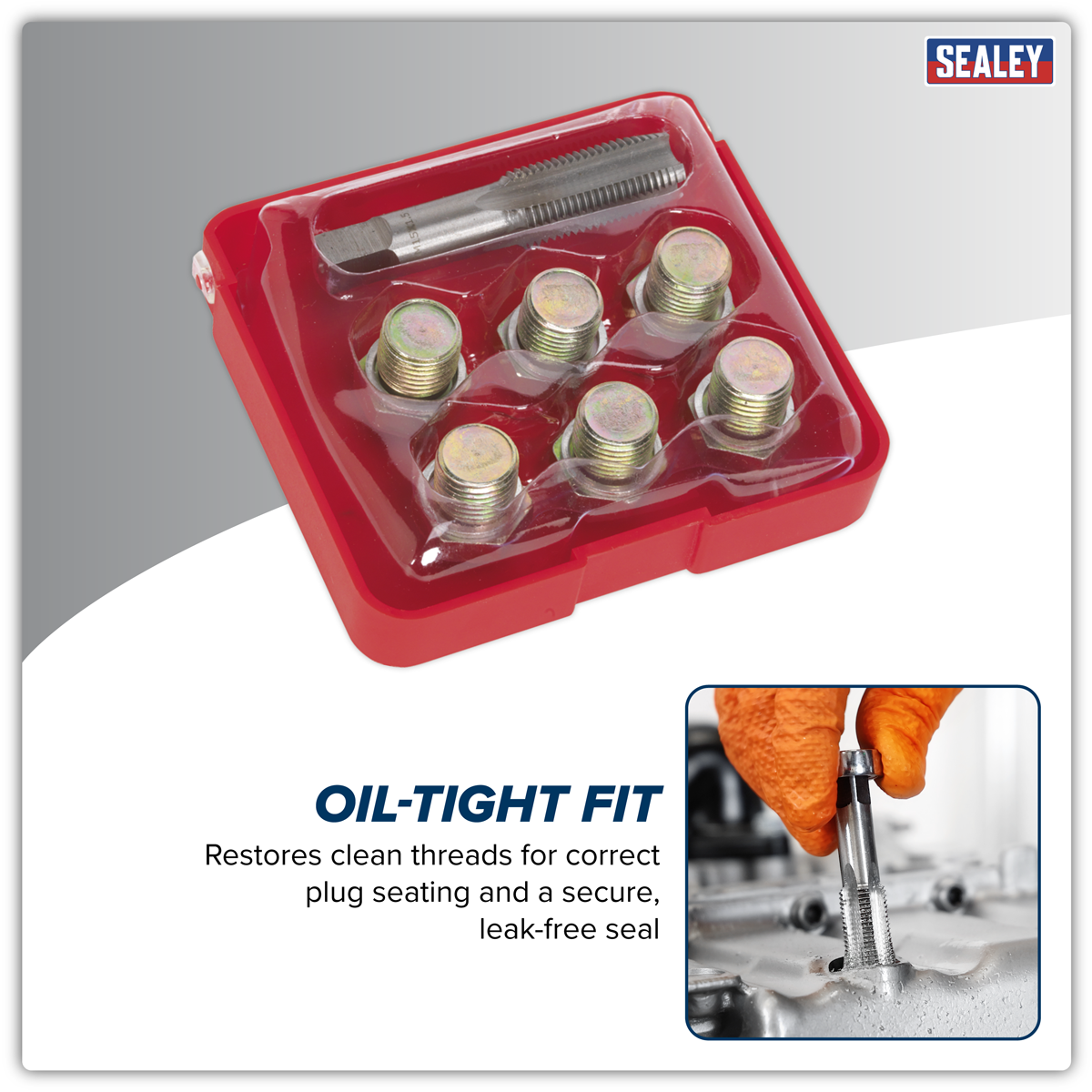 Oil Drain Plug Thread Repair Set M15 VS615