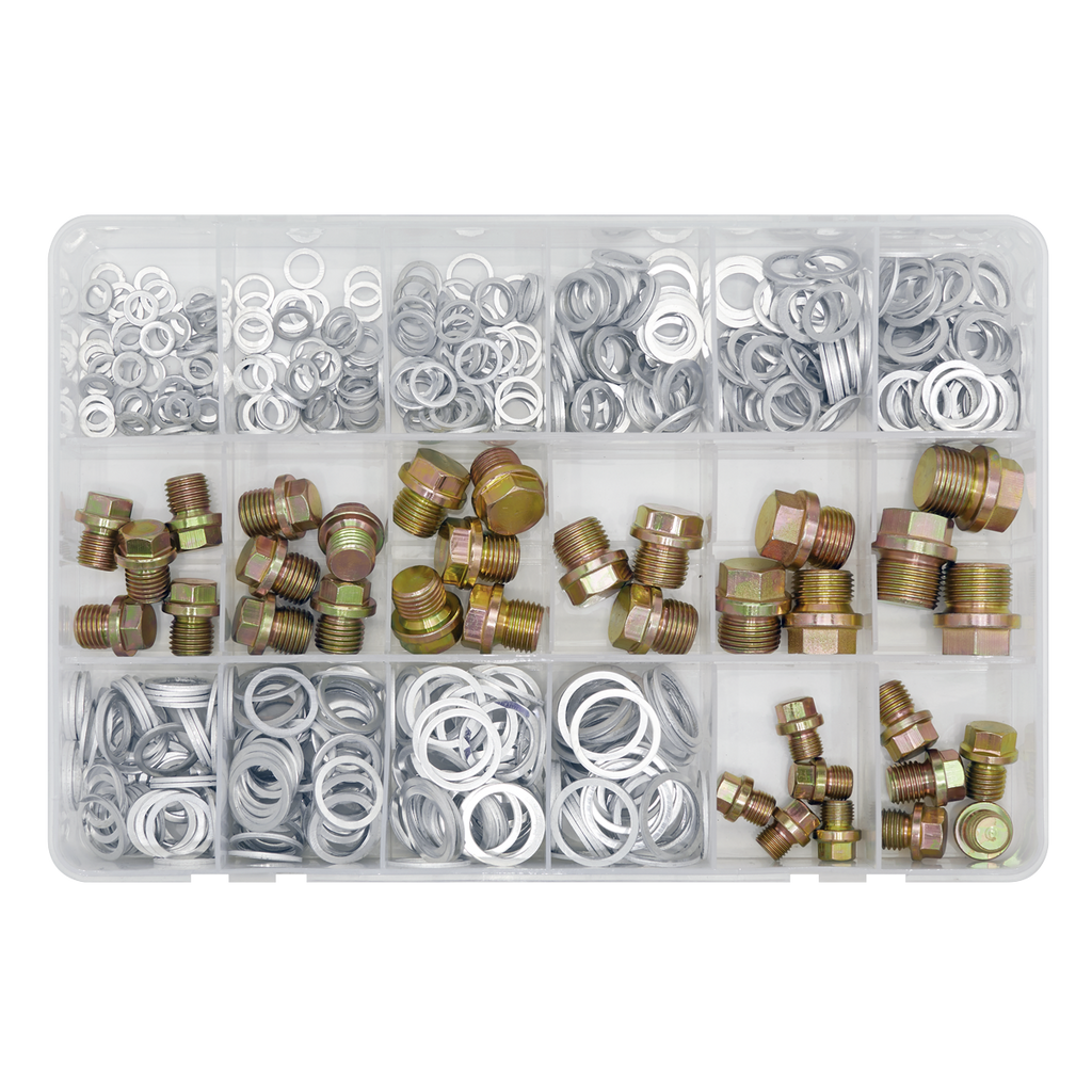 Sump Plug & Washer Assortment 534pc VS663