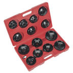 Oil Filter Cap Wrench Set 15pc VS7003