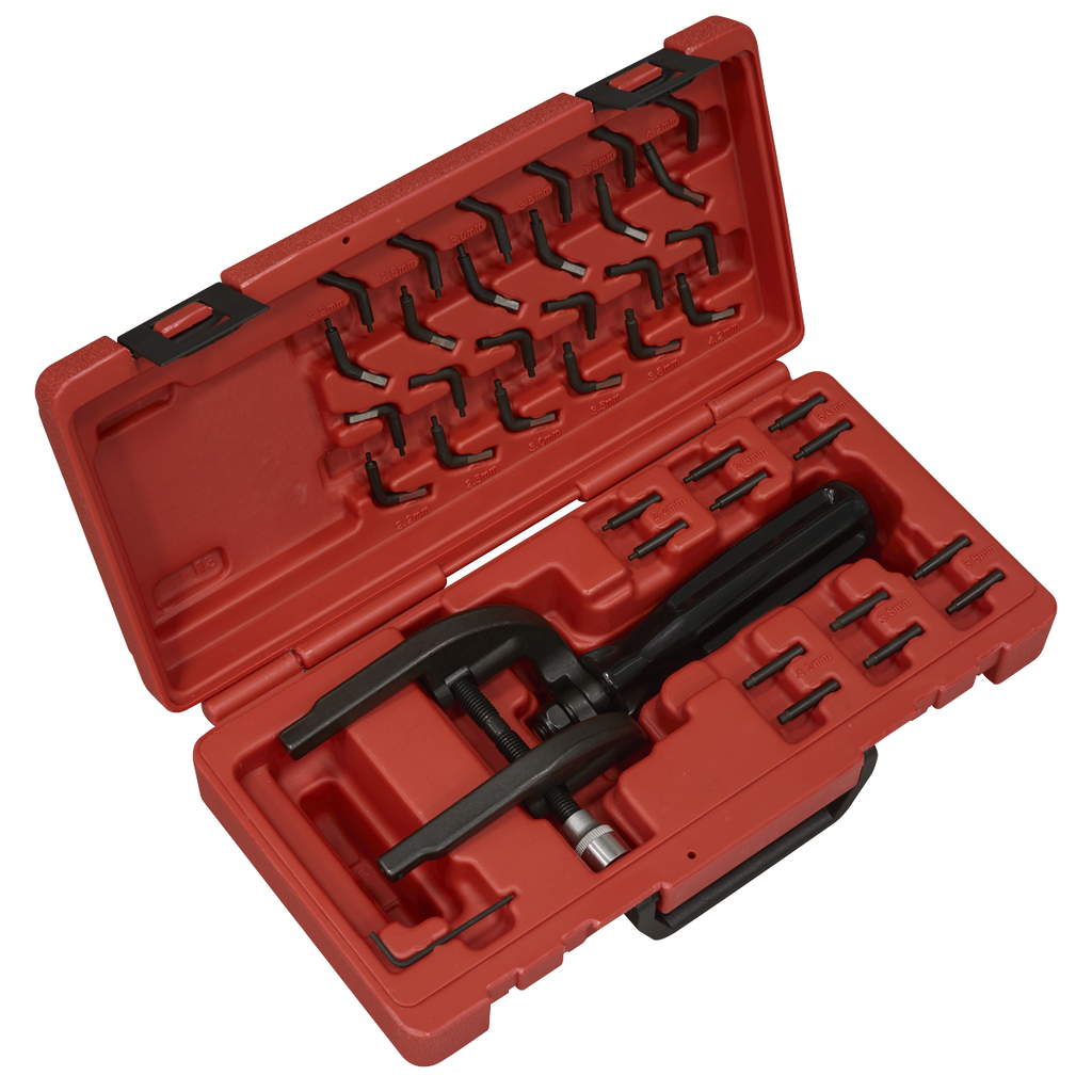 Heavy-Duty Locking Ring Pliers with Alternative Tips VS7050