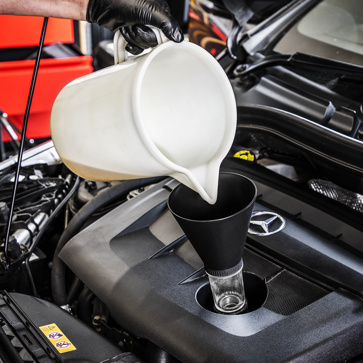 Engine Oil Funnel Set for BMW/Mercedes-Benz 4pc VS7106