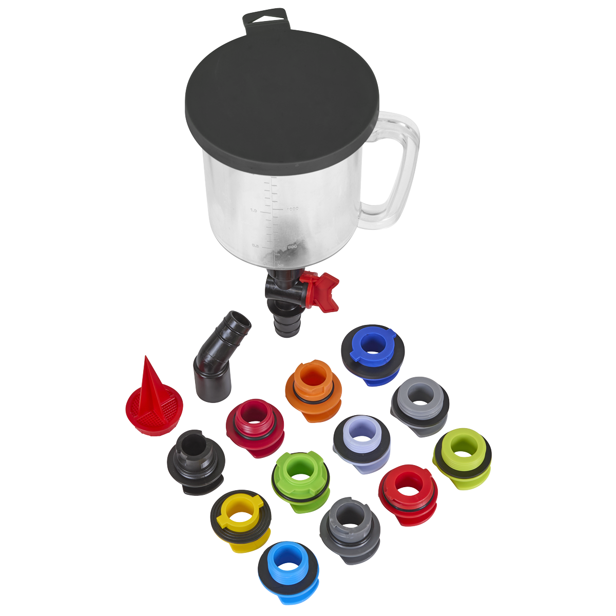Master Engine Oil Funnel Filling Kit 15pc VS7107