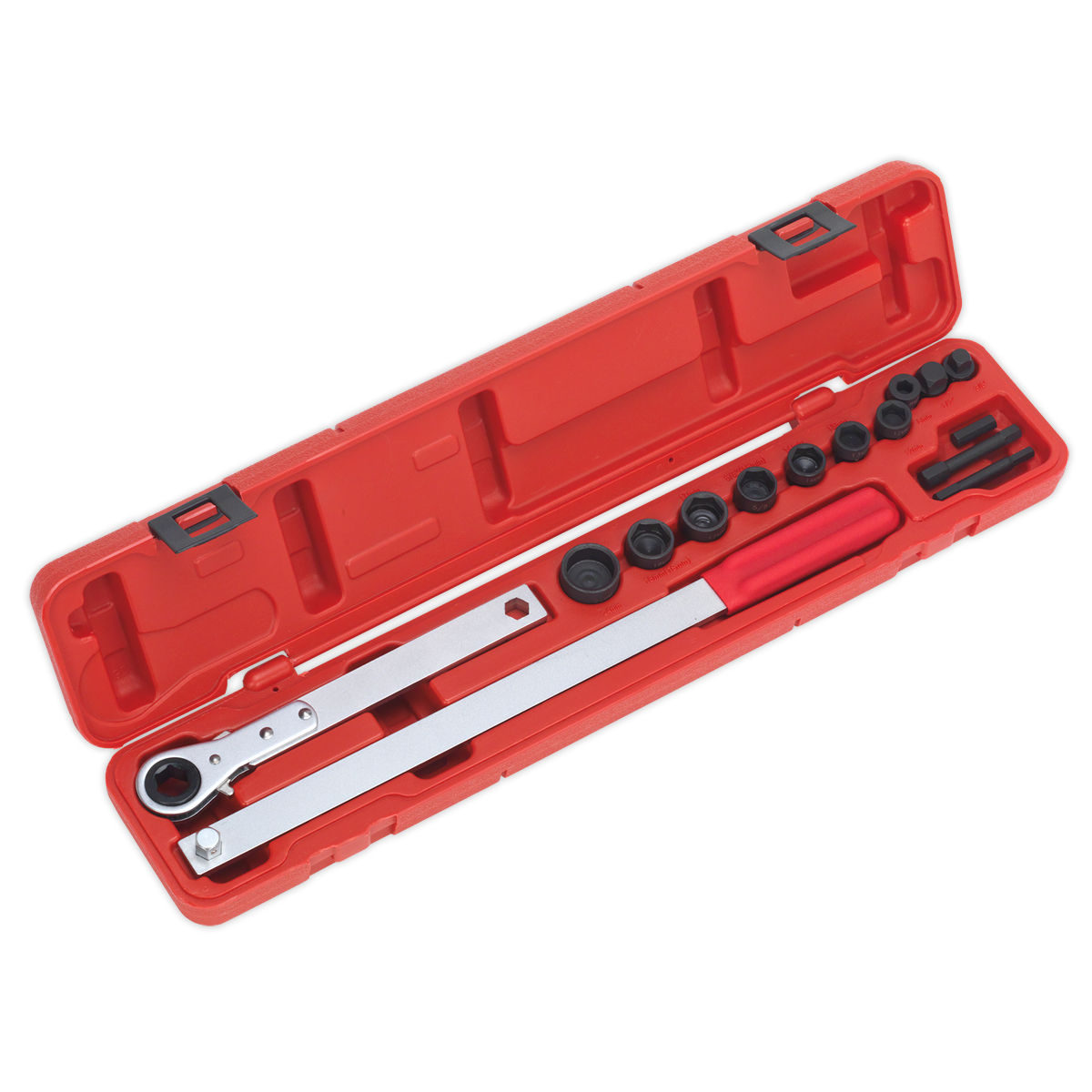 Ratchet Action Auxiliary Belt Tension Tool Kit VS784