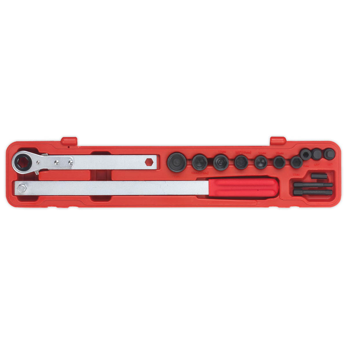 Ratchet Action Auxiliary Belt Tension Tool Kit VS784