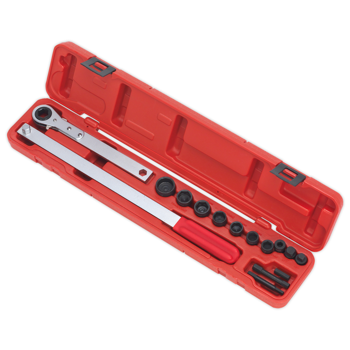 Ratchet Action Auxiliary Belt Tension Tool Kit VS784