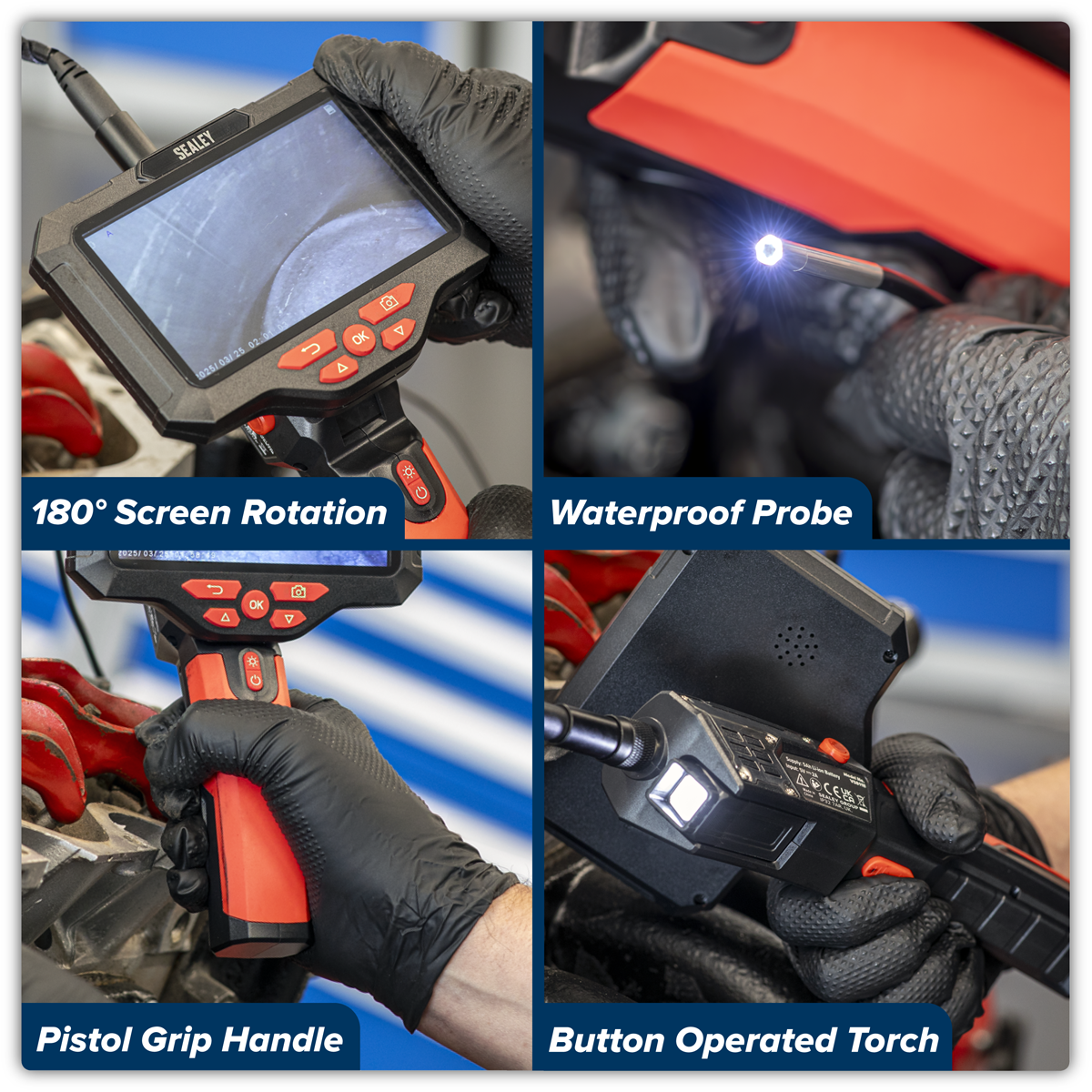 Video Borescope 3.9mm Camera & 5" Screen VS8117