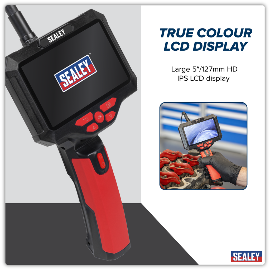 Video Borescope 5.5mm Camera Dual Lens & 5" Screen VS8118