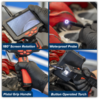 Video Borescope 5.5mm Camera Dual Lens & 5" Screen VS8118