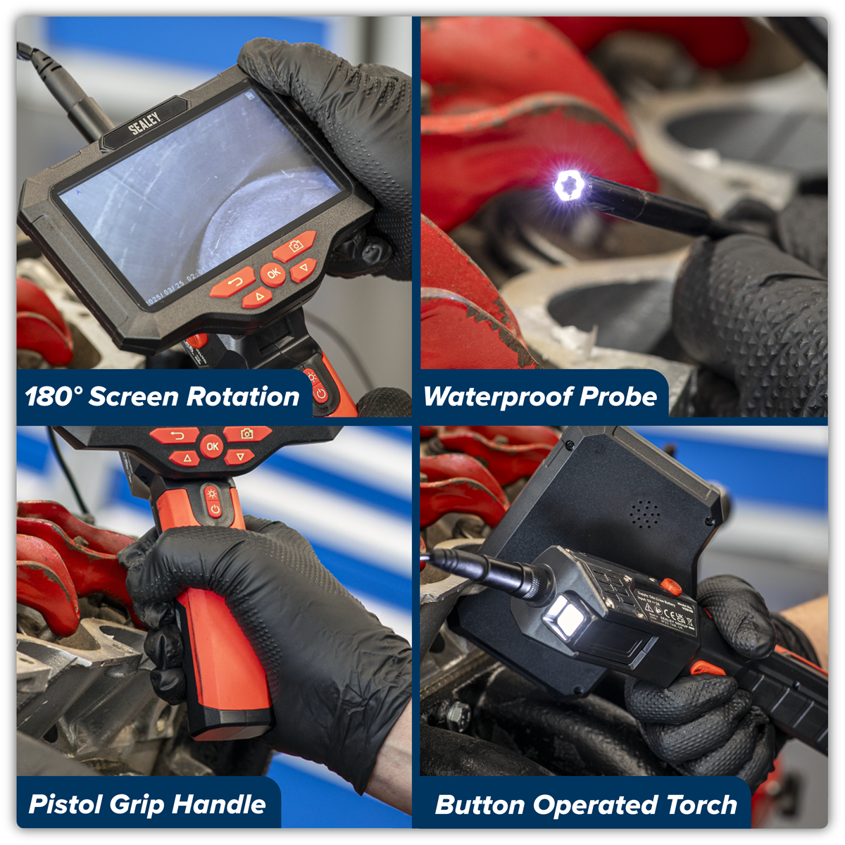 Video Borescope 5.5mm Camera Dual Lens & 5" Screen VS8118