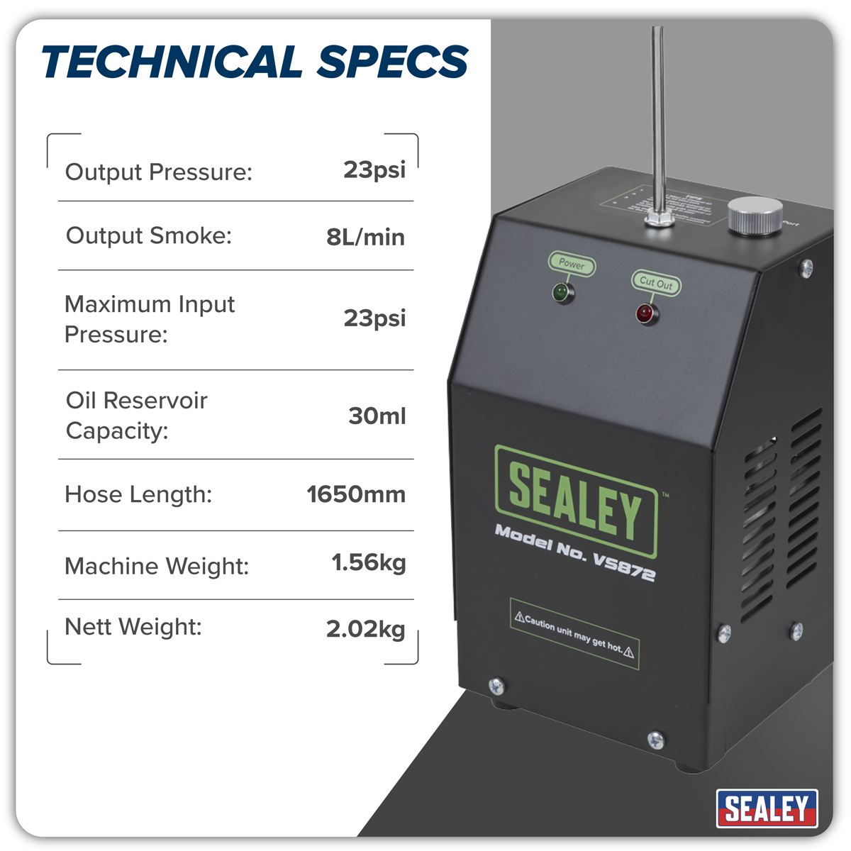 Leak Detector Smoke Diagnostic Tool VS872