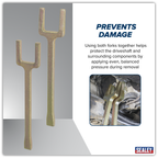 Driveshaft Extractor Fork Set 2pc VS962