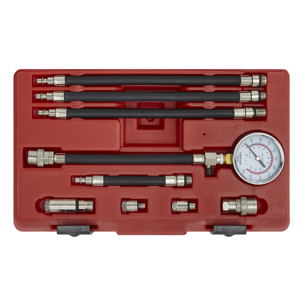 Petrol Engine Compression Test Kit 10pc VSE206