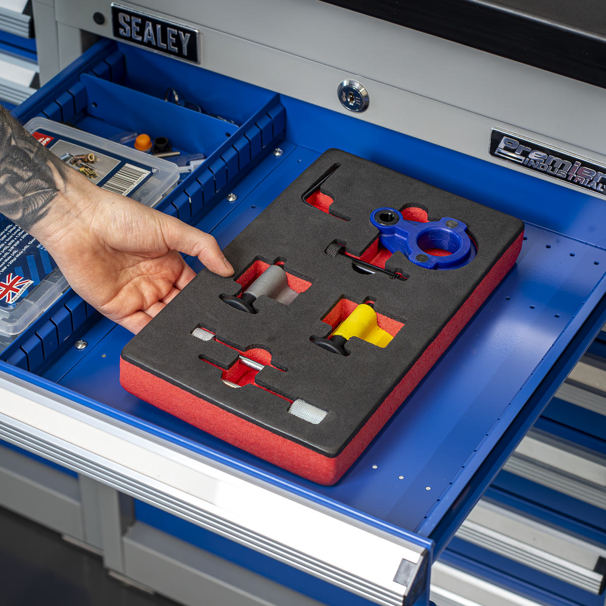 Diesel Engine Timing Tool Kit for VAG, Ford & Mitsubishi 1.2D/1.4D/1.6D/2.0D - Belt Drive VSE2092