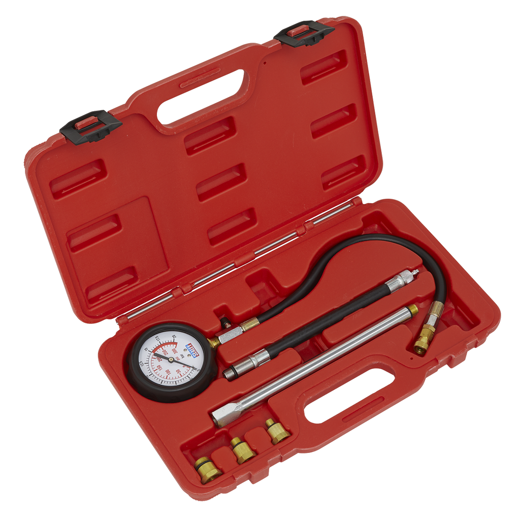 Petrol Compression Tester Deluxe Kit 6pc VSE300D
