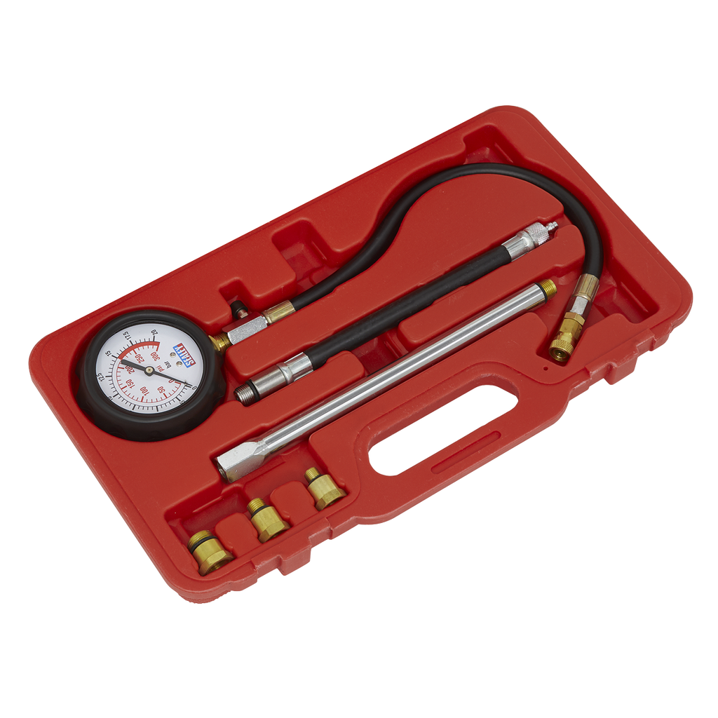Petrol Compression Tester Deluxe Kit 6pc VSE300D