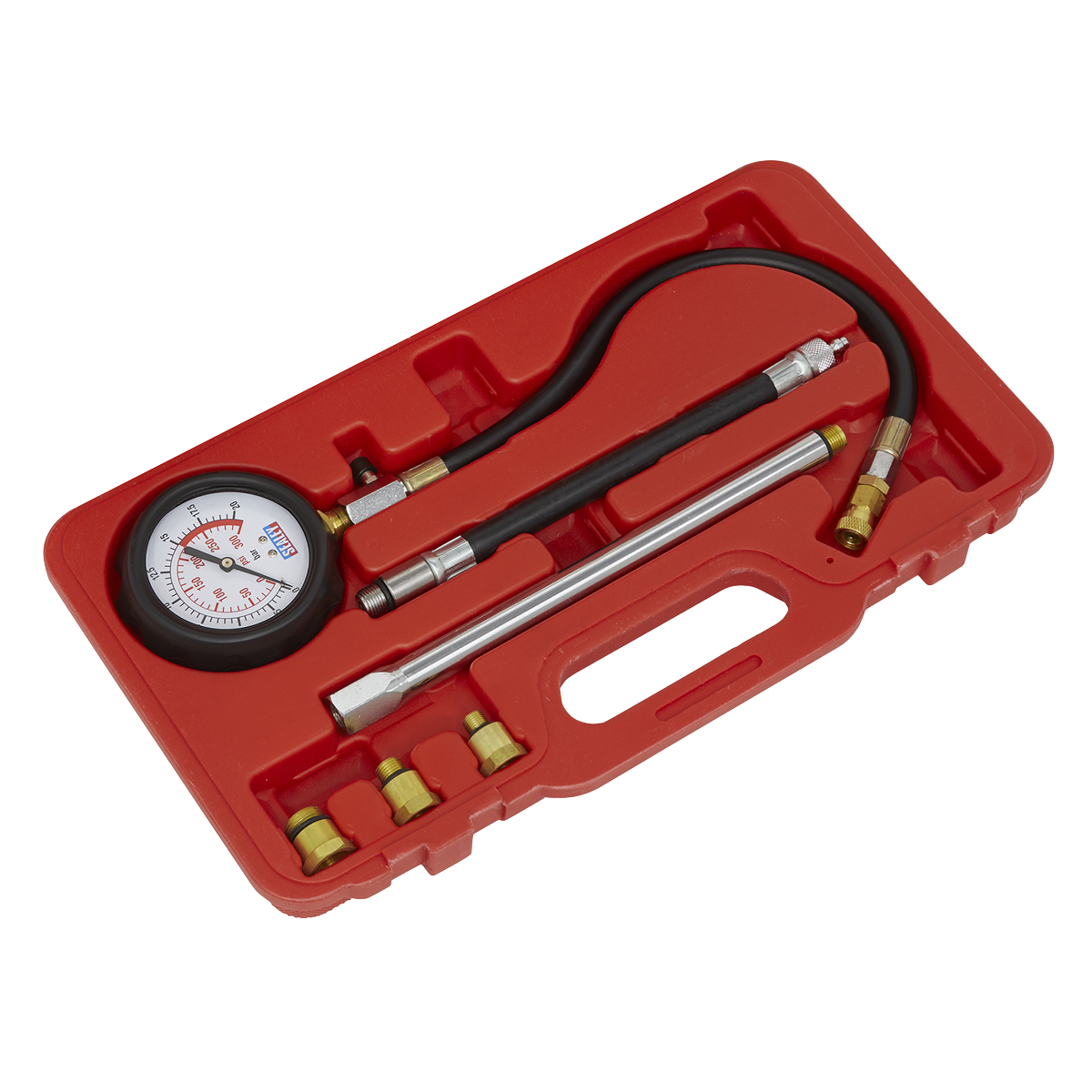 Petrol Compression Tester Deluxe Kit 6pc VSE300D