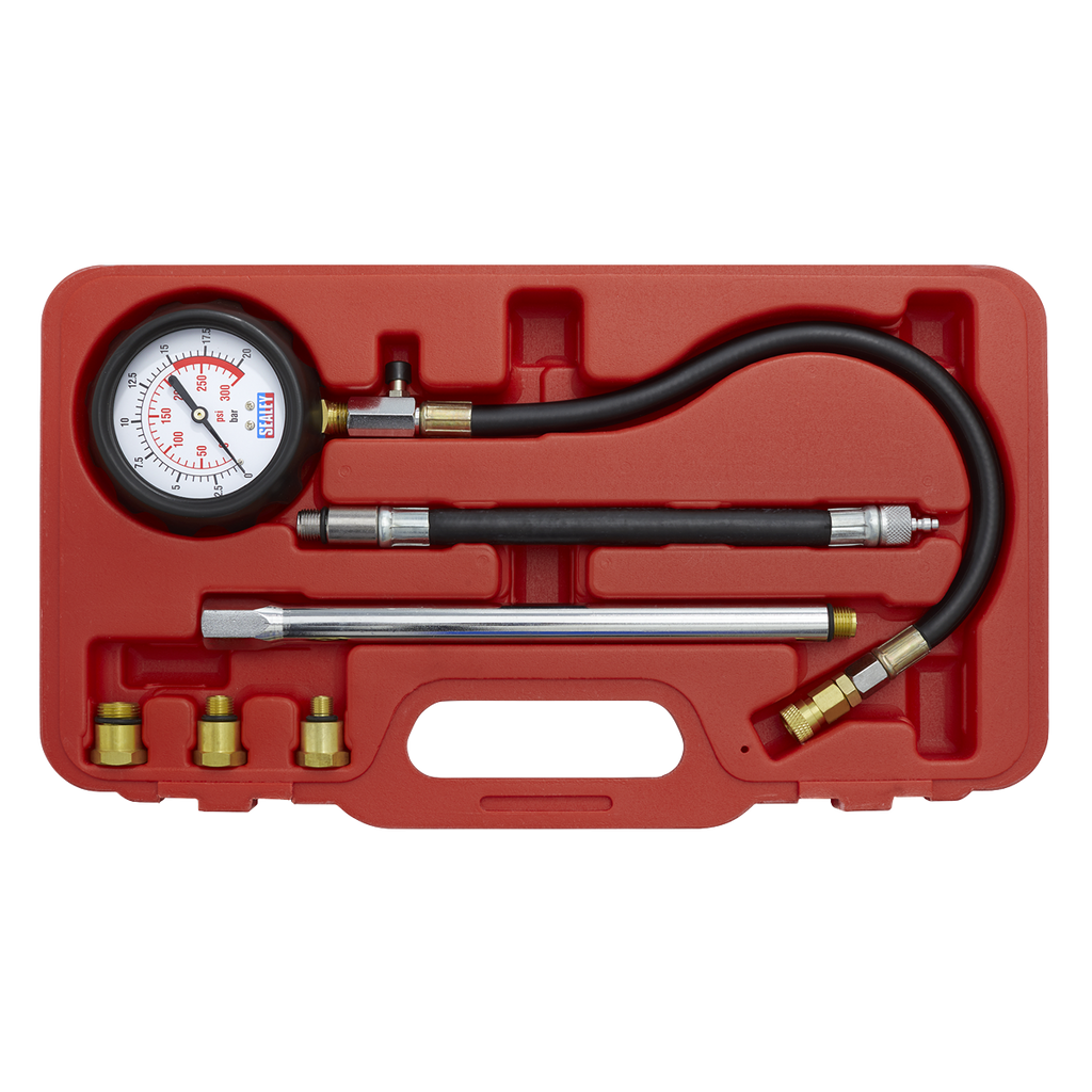 Petrol Compression Tester Deluxe Kit 6pc VSE300D