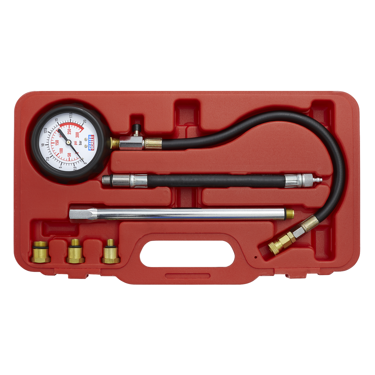 Petrol Compression Tester Deluxe Kit 6pc VSE300D