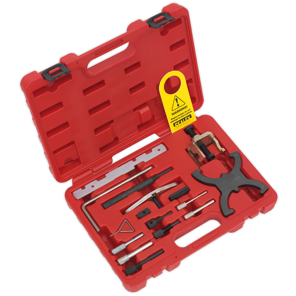Diesel/Petrol Engine Timing Tool Combination Kit - for Ford, PSA - Belt/Chain Drive VSE5042A