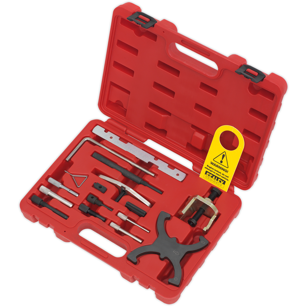 Diesel/Petrol Engine Timing Tool Combination Kit - for Ford, PSA - Belt/Chain Drive VSE5042A