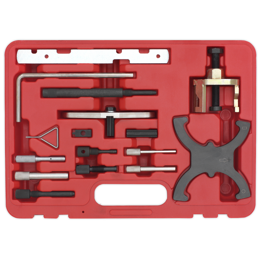 Diesel/Petrol Engine Timing Tool Combination Kit - for Ford, PSA - Belt/Chain Drive VSE5042A