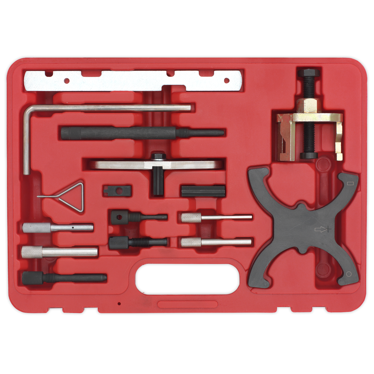 Diesel/Petrol Engine Timing Tool Combination Kit - for Ford, PSA - Belt/Chain Drive VSE5042A