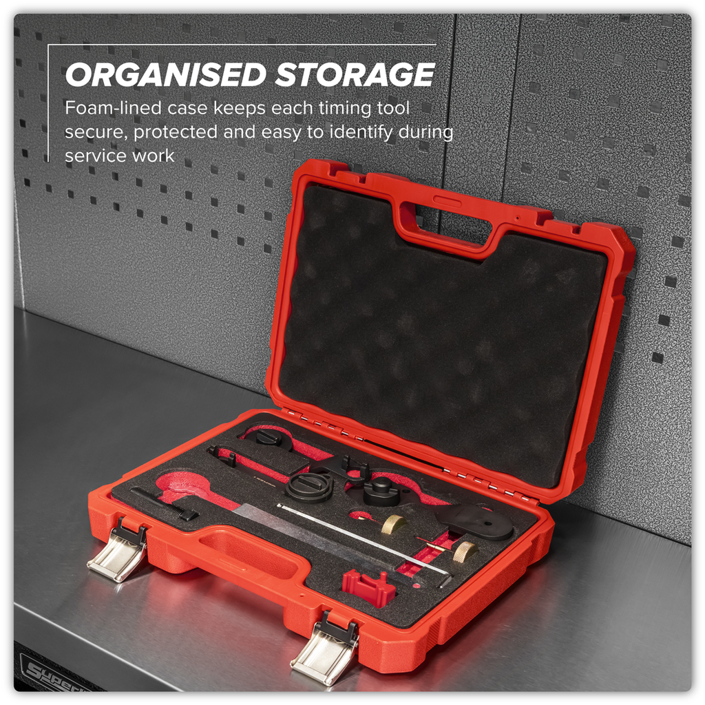 Petrol Engine Timing Tool Kit for VAG 1.0/1.2/1.4 TSi - Belt Drive VSE5760