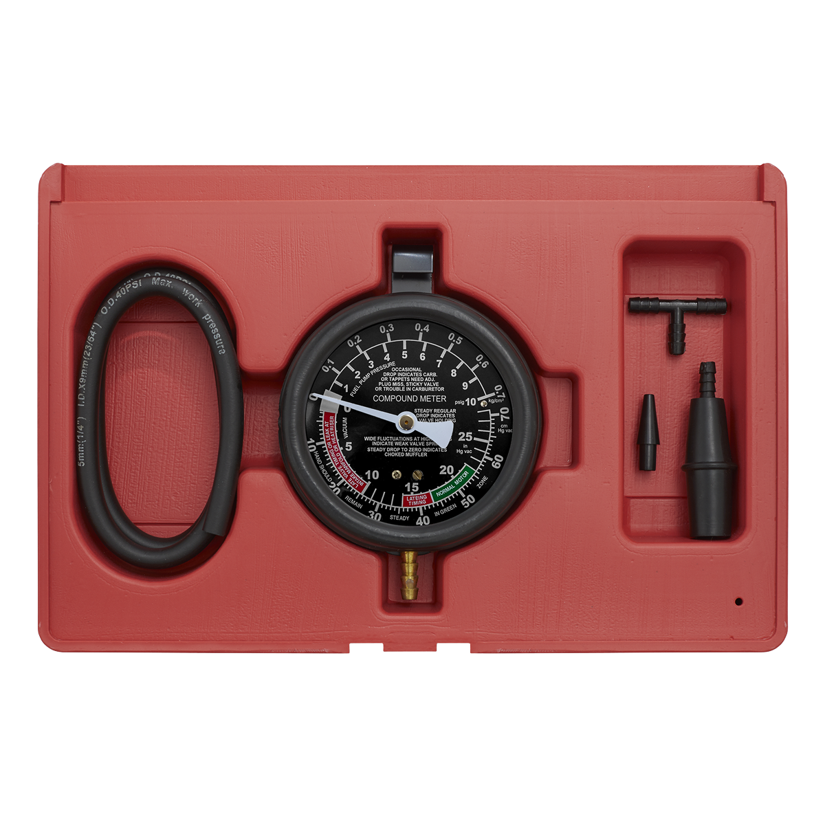 Vacuum & Fuel Pump Pressure Test Gauge Set VSE952