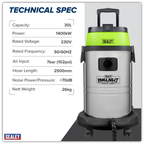 Walnut Blaster 30L Capacity VSWB30