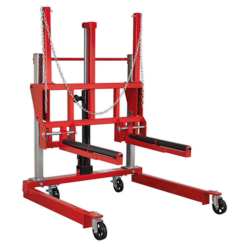 Wheel Removal Trolley with Adjustable Width 500kg Capacity W508T