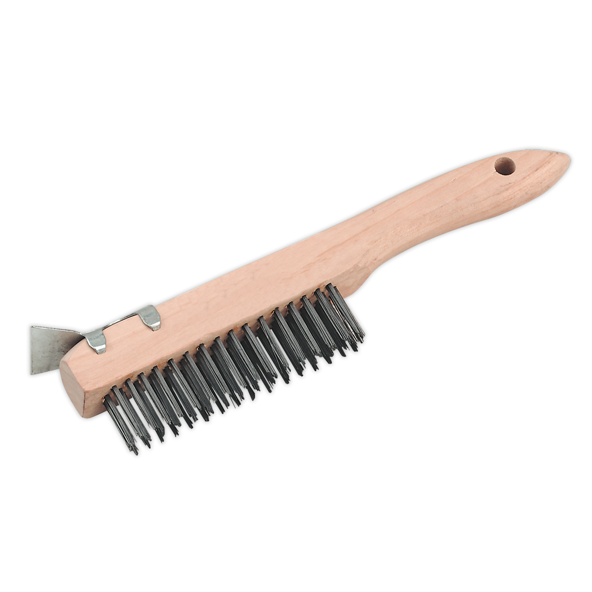 Wire Brush with Steel Fill & Scraper 260mm WB03