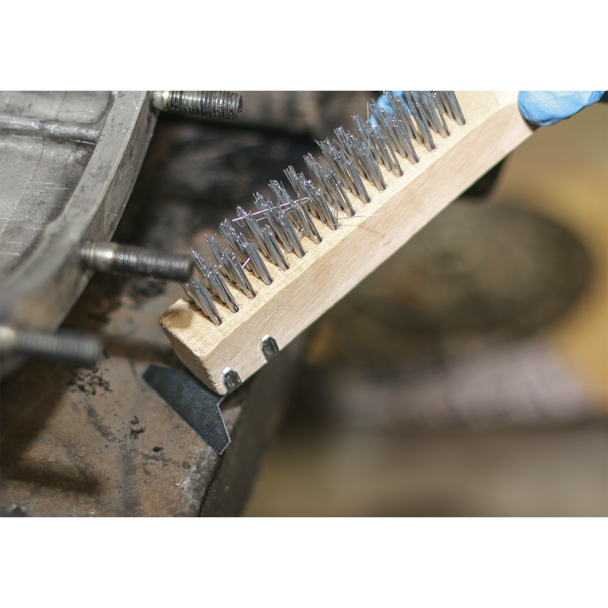 Wire Brush with Steel Fill & Scraper 260mm WB03