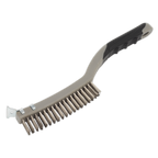 Wire Brush with Stainless Steel Fill & Scraper WB105