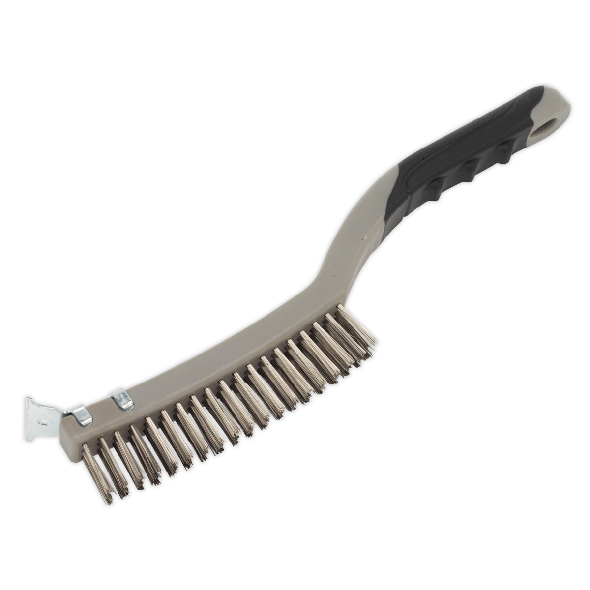 Wire Brush with Stainless Steel Fill & Scraper WB105