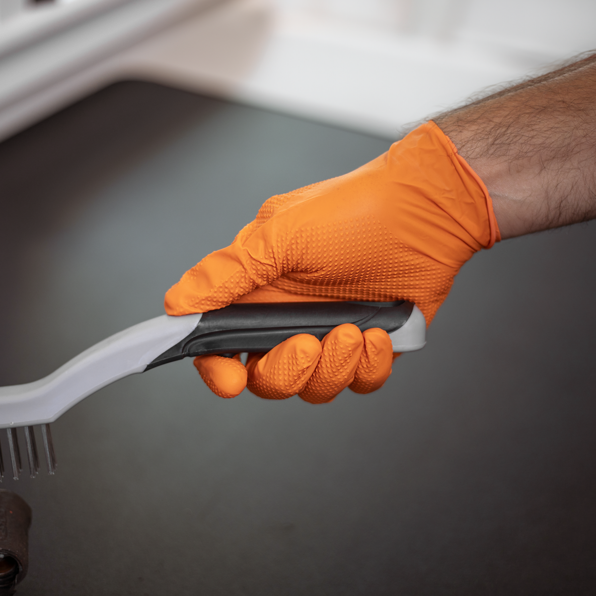 Wire Brush with Stainless Steel Fill & Scraper WB105