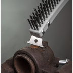 Wire Brush with Stainless Steel Fill & Scraper WB105