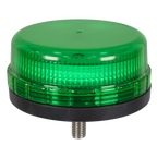 Rotating Flashing Warning Beacon with 12mm Bolt Fixing SMD LED 12V/24V - Green WB45LEDG