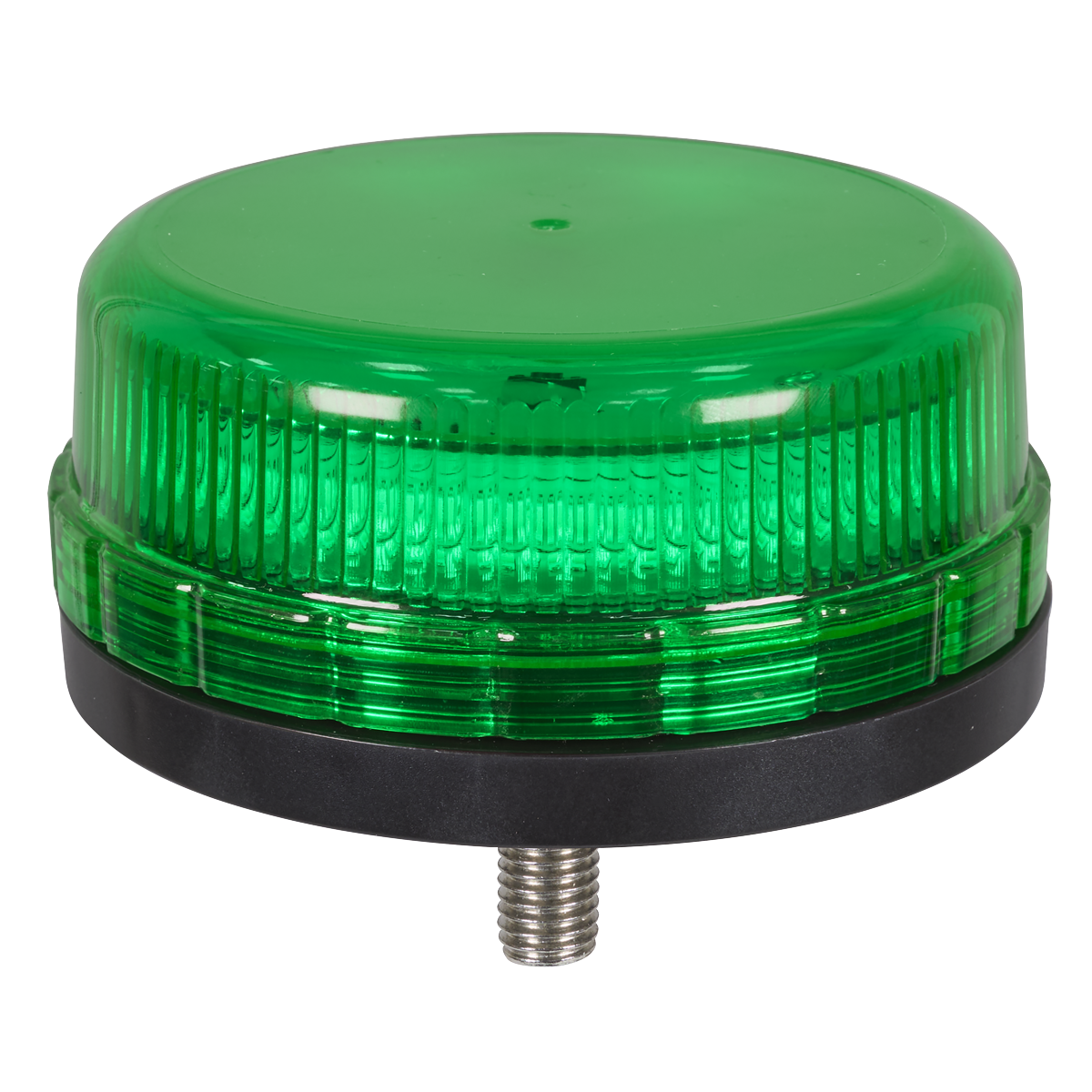 Rotating Flashing Warning Beacon with 12mm Bolt Fixing SMD LED 12V/24V - Green WB45LEDG
