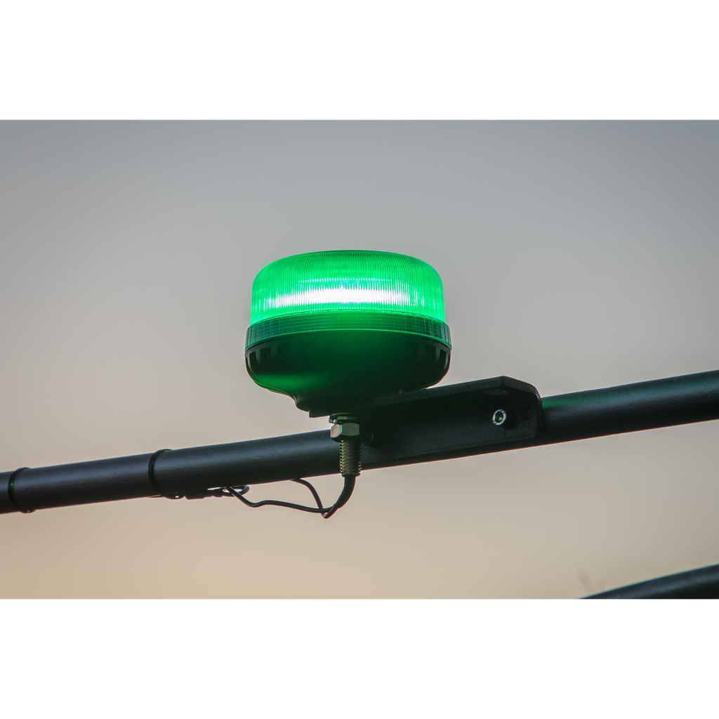 Warning Beacon with 12mm Bolt Fixing 36W SMD LED 12/24V - Green WB951LEDG