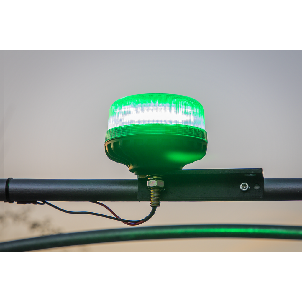 Warning Beacon with 12mm Bolt Fixing 36W SMD LED 12/24V - Green WB951LEDG