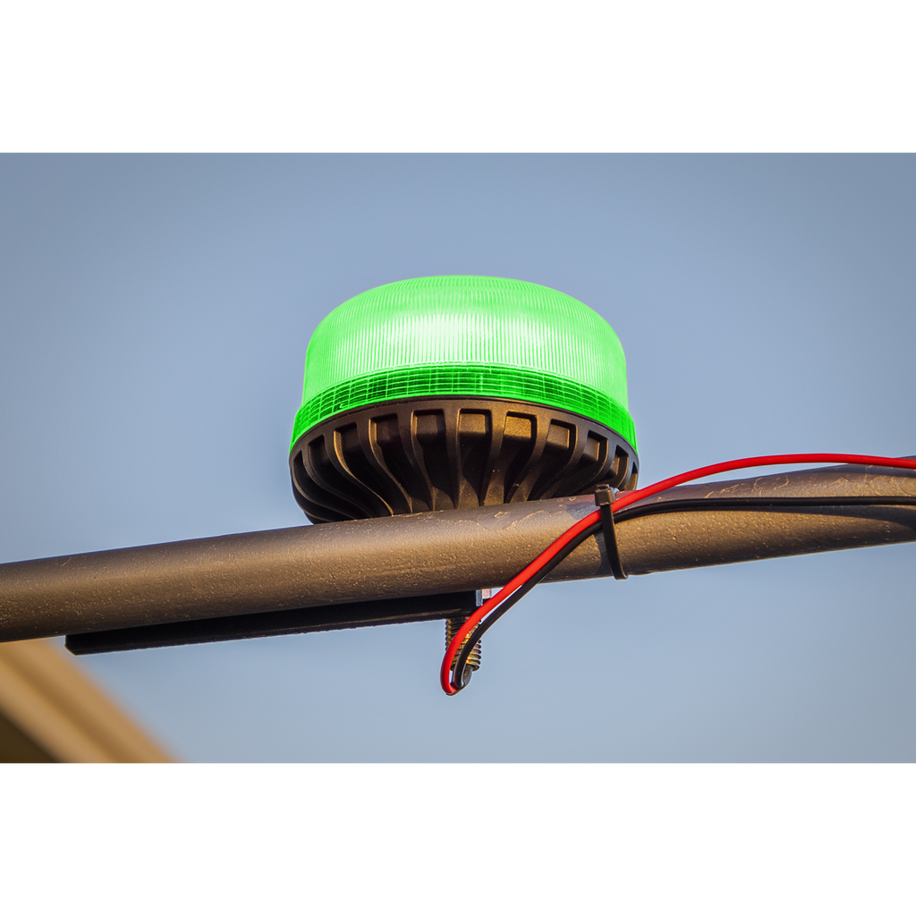 Warning Beacon with 12mm Bolt Fixing 36W SMD LED 12/24V - Green WB951LEDG