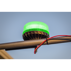Warning Beacon with 12mm Bolt Fixing 36W SMD LED 12/24V - Green WB951LEDG