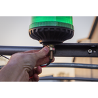 Warning Beacon with 12mm Bolt Fixing 36W SMD LED 12/24V - Green WB951LEDG