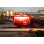 Warning Beacon with 12mm Bolt Fixing 36W SMD LED 12/24V - Red WB951LEDR
