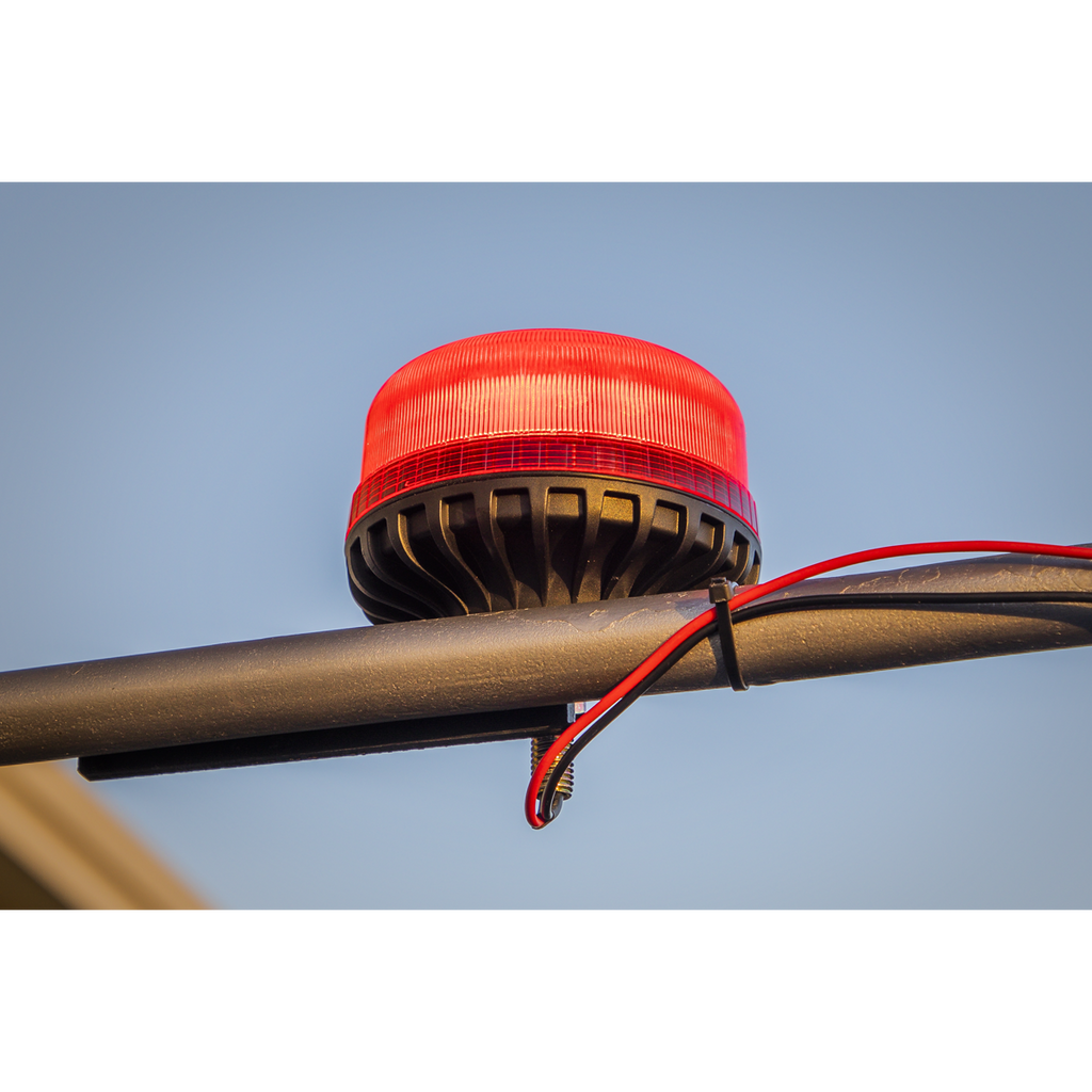 Warning Beacon with 12mm Bolt Fixing 36W SMD LED 12/24V - Red WB951LEDR